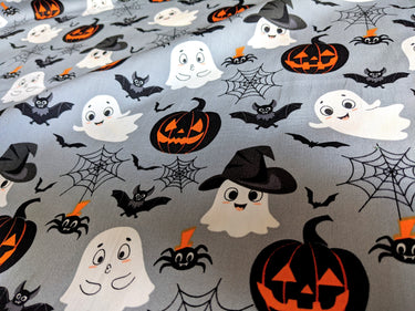 Halloween Fabric, 100% Cotton Poplin, Quilting Fabric